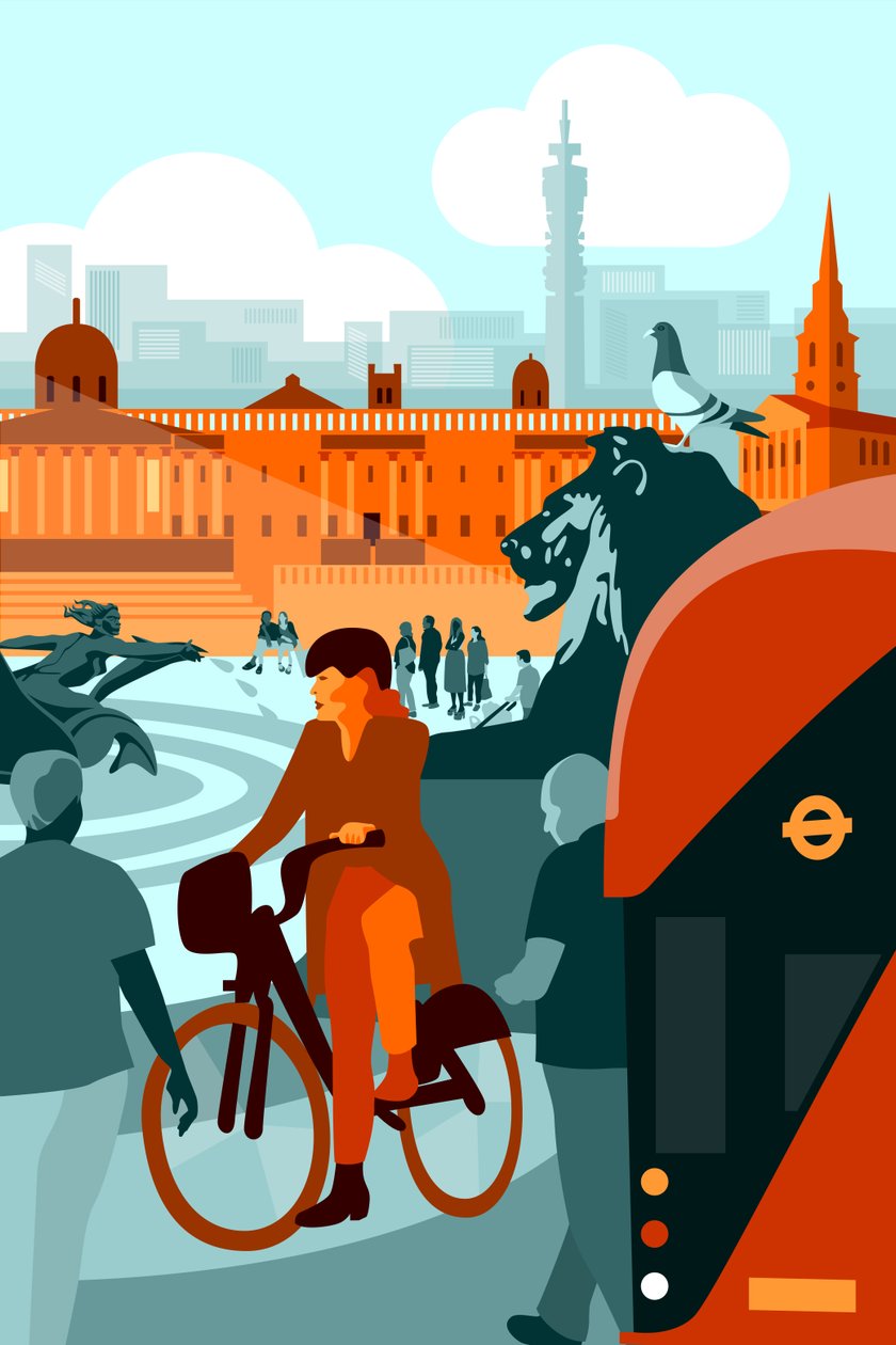 Plaza Trafalgar, Londres de Claire Huntley