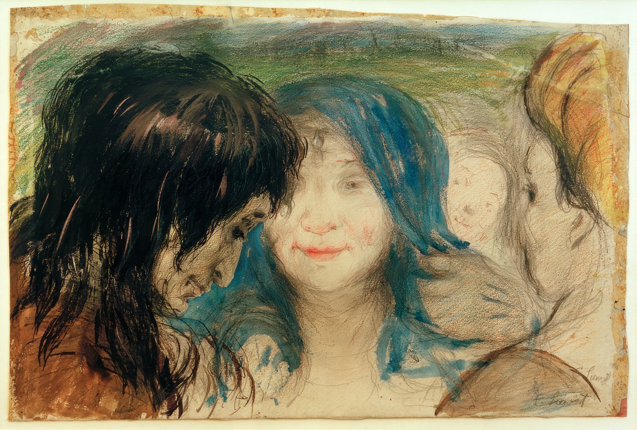 La niña con el cabello azul de Clara Siewert