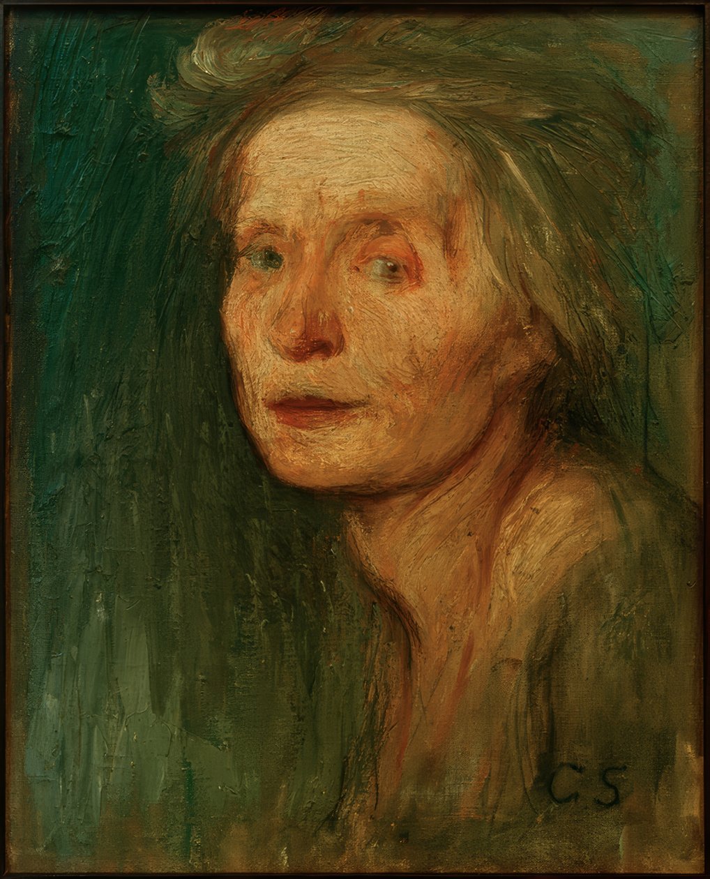 Autorretrato de Clara Siewert