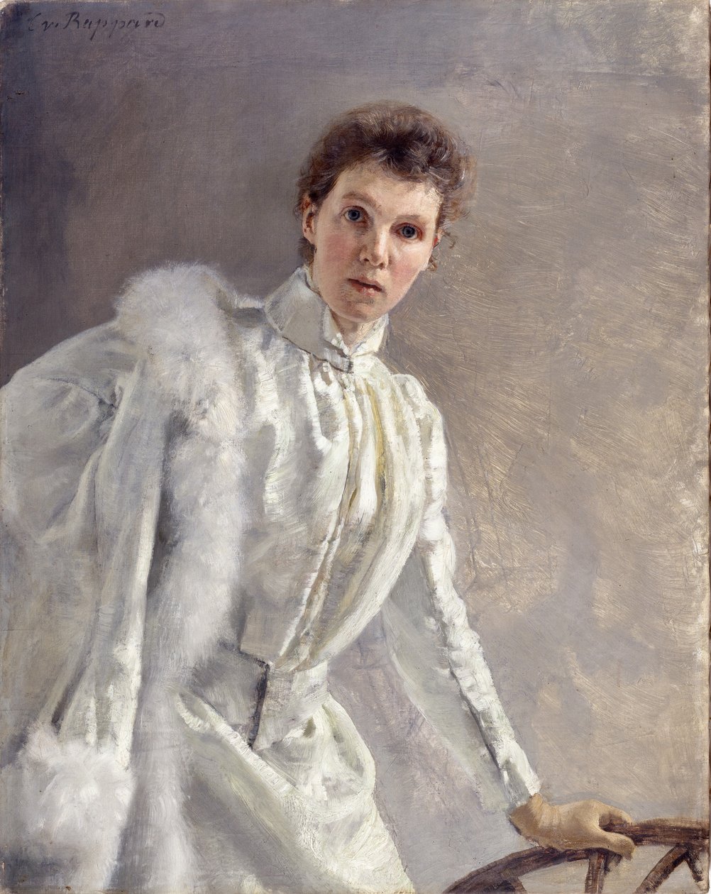 Autorretrato, 1894 de Clara von Rappard