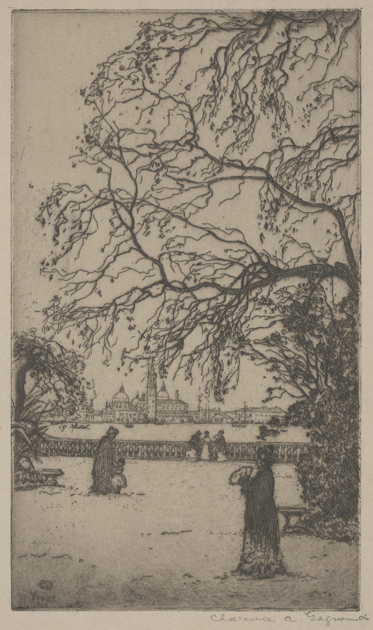 Jardín Público, Venecia de Clarence A. Gagnon