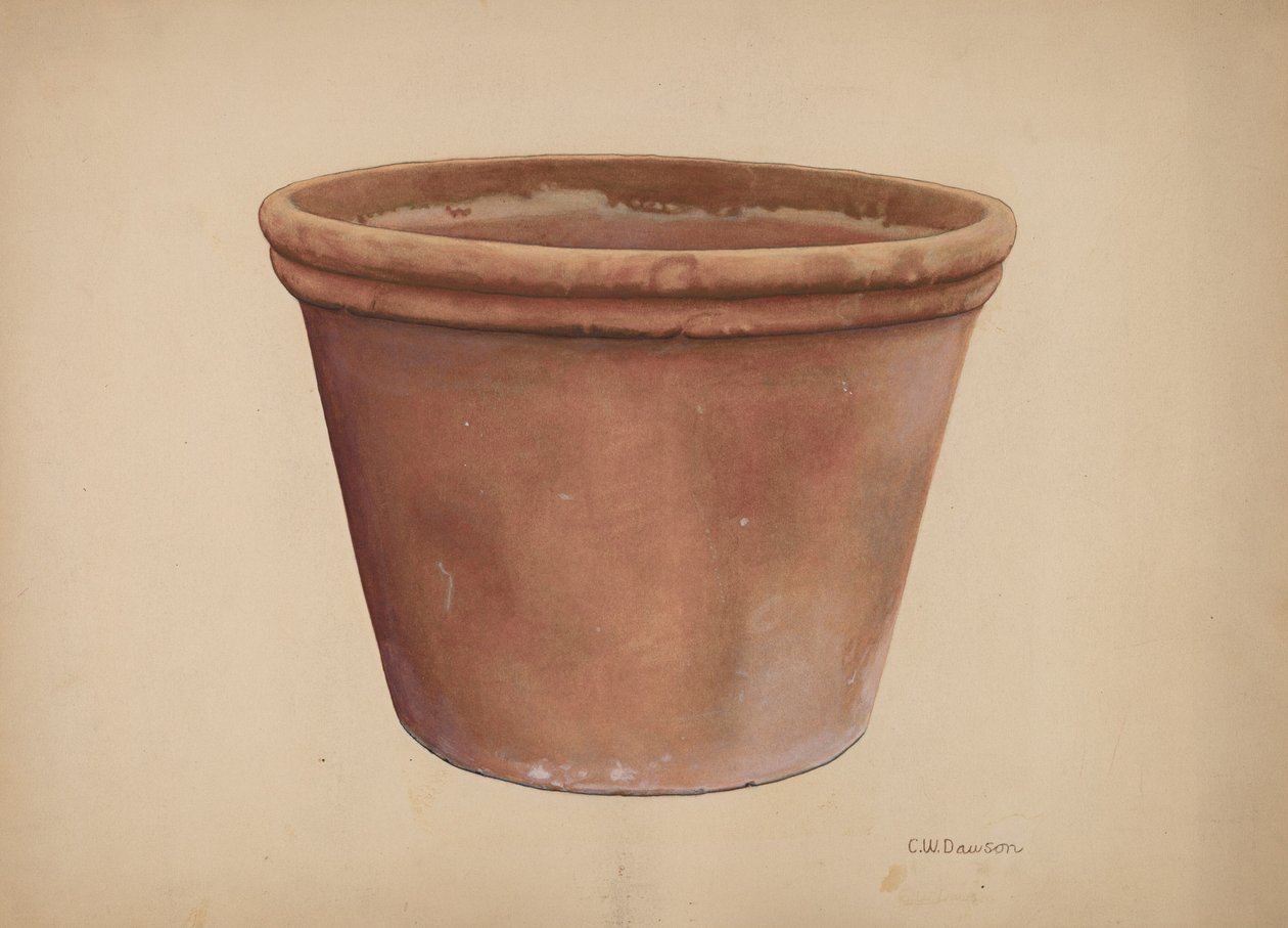 Jarrón de Flores de Clarence W. Dawson