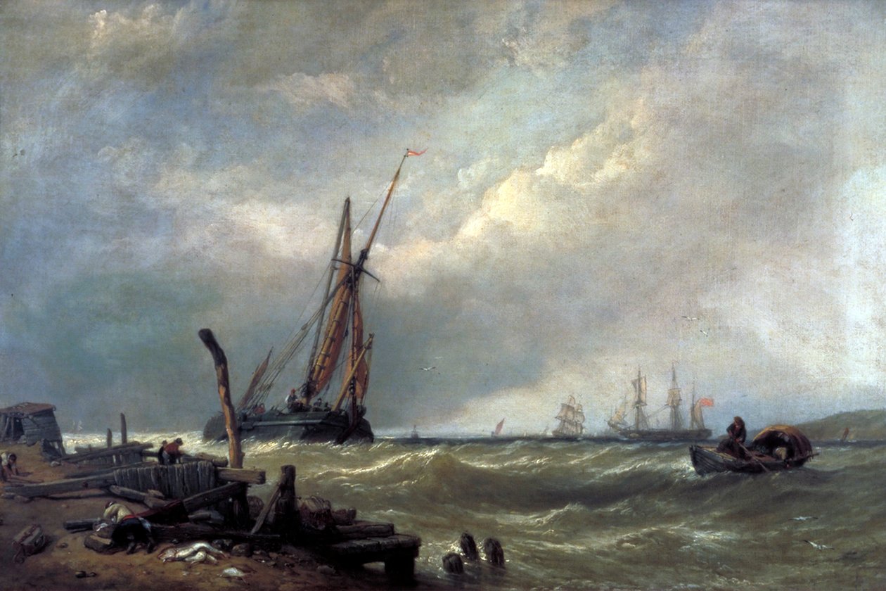 En el Texel, 1856 de Clarkson Stanfield