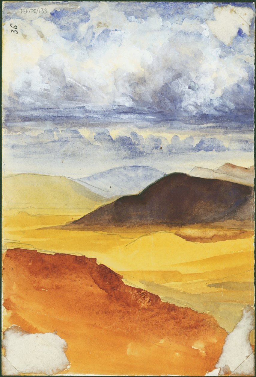 Paisaje desértico de Claude Conder