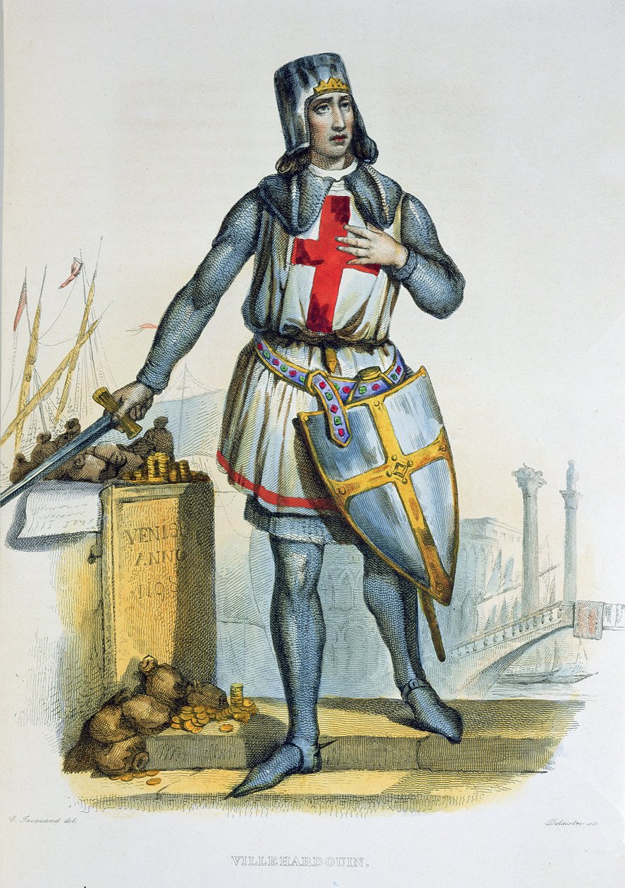 Geoffroi de Villehardouin, ilustración de 