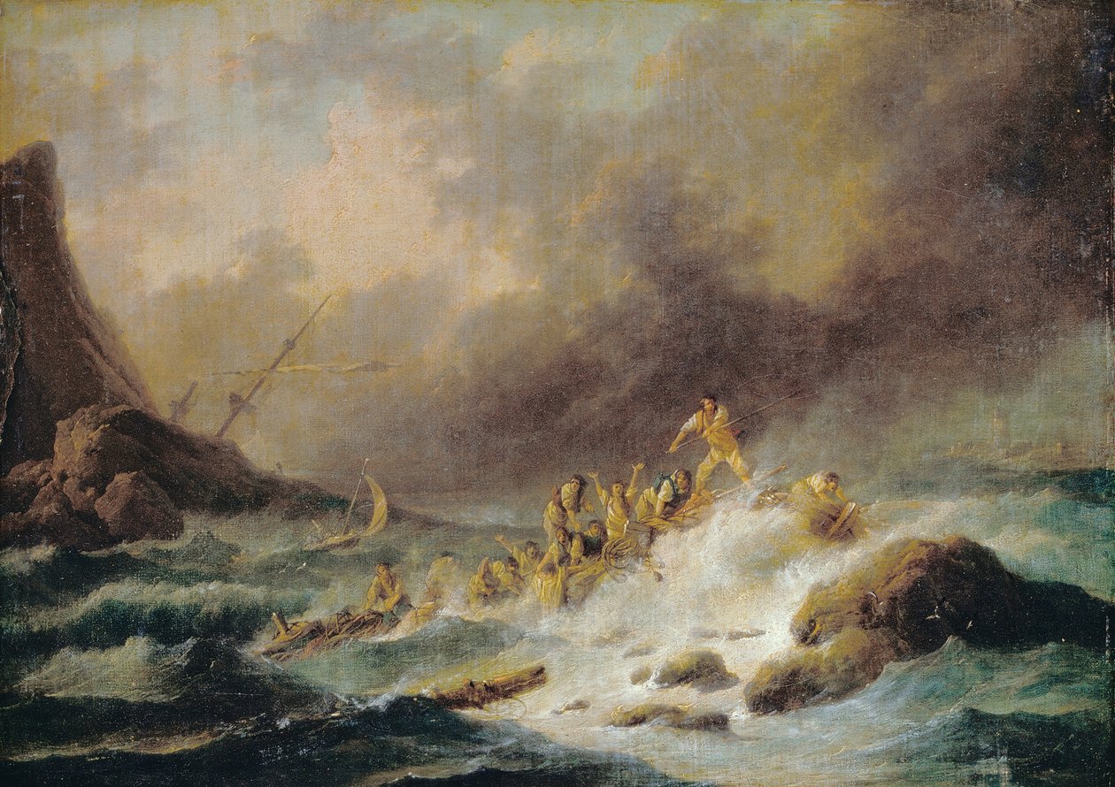 Un naufragio de Claude Joseph Vernet