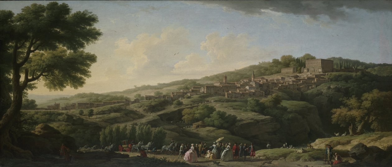 Villa en Caprarola de Claude Joseph Vernet