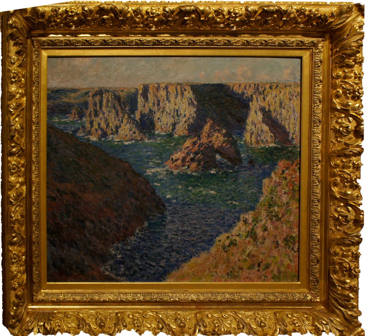 Las rocas en Belle-Isle de Claude Monet