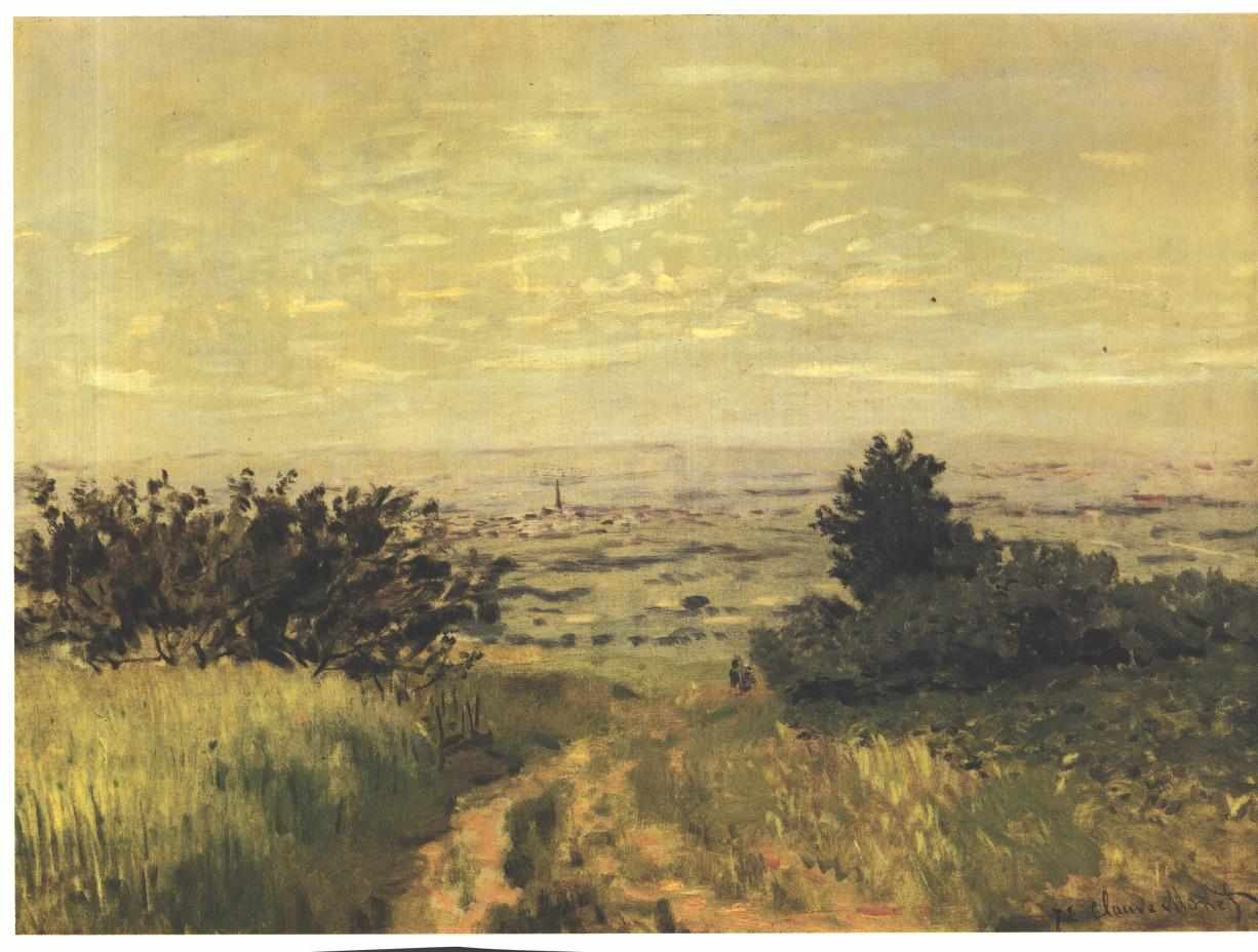 Vista de la llanura de Argenteuil de Claude Monet