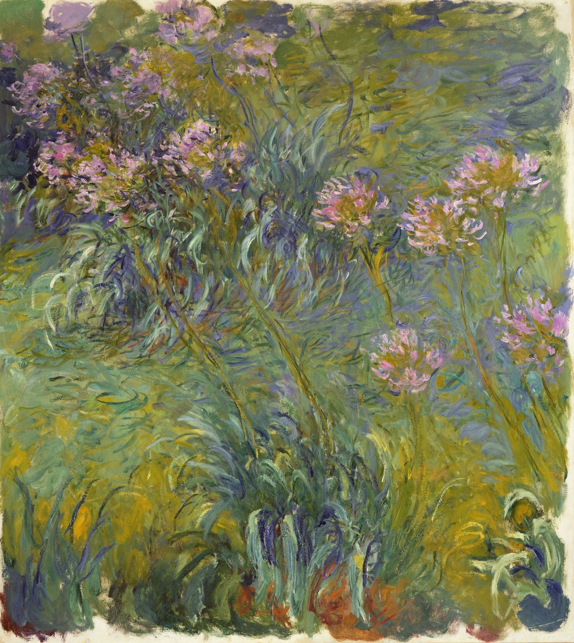 Agapantos, 1914-26 de Claude Monet