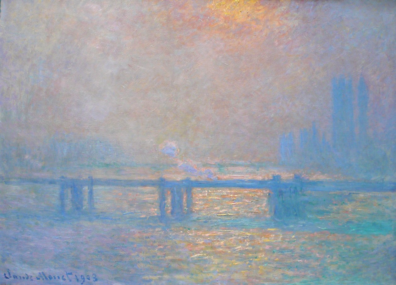Puente de Charing Cross, el Támesis de Claude Monet