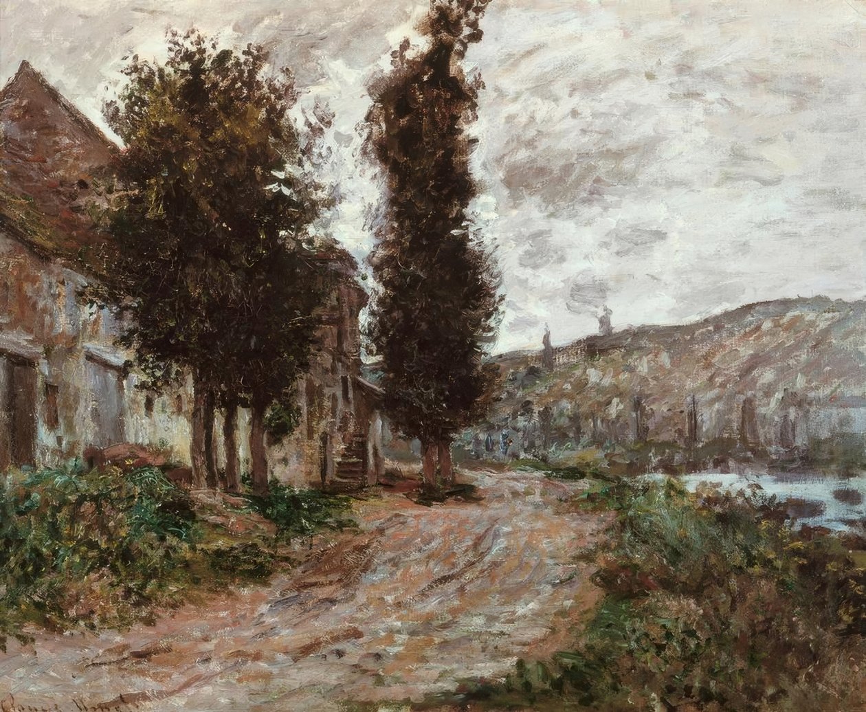 Camino de sirga en Lavacourt de Claude Monet