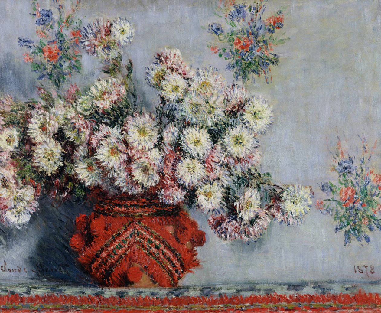 Crisantemos, 1878 de Claude Monet