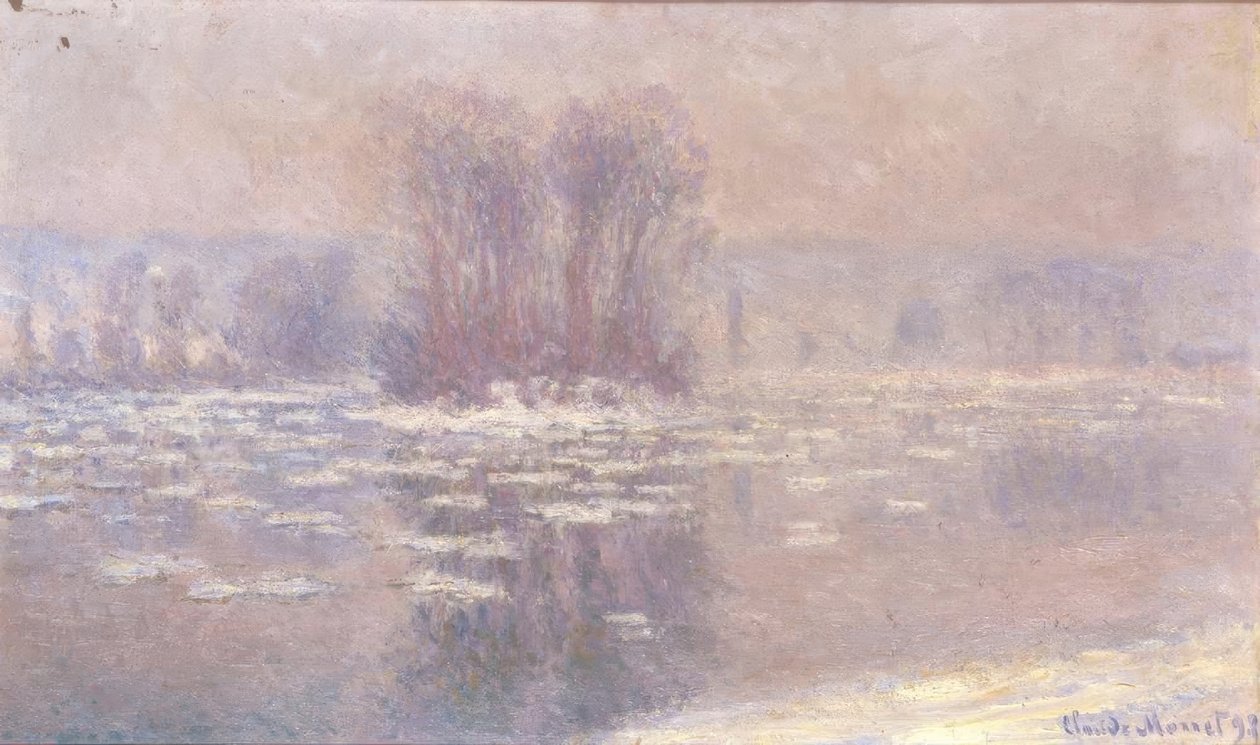 Hielos en Bennecourt de Claude Monet