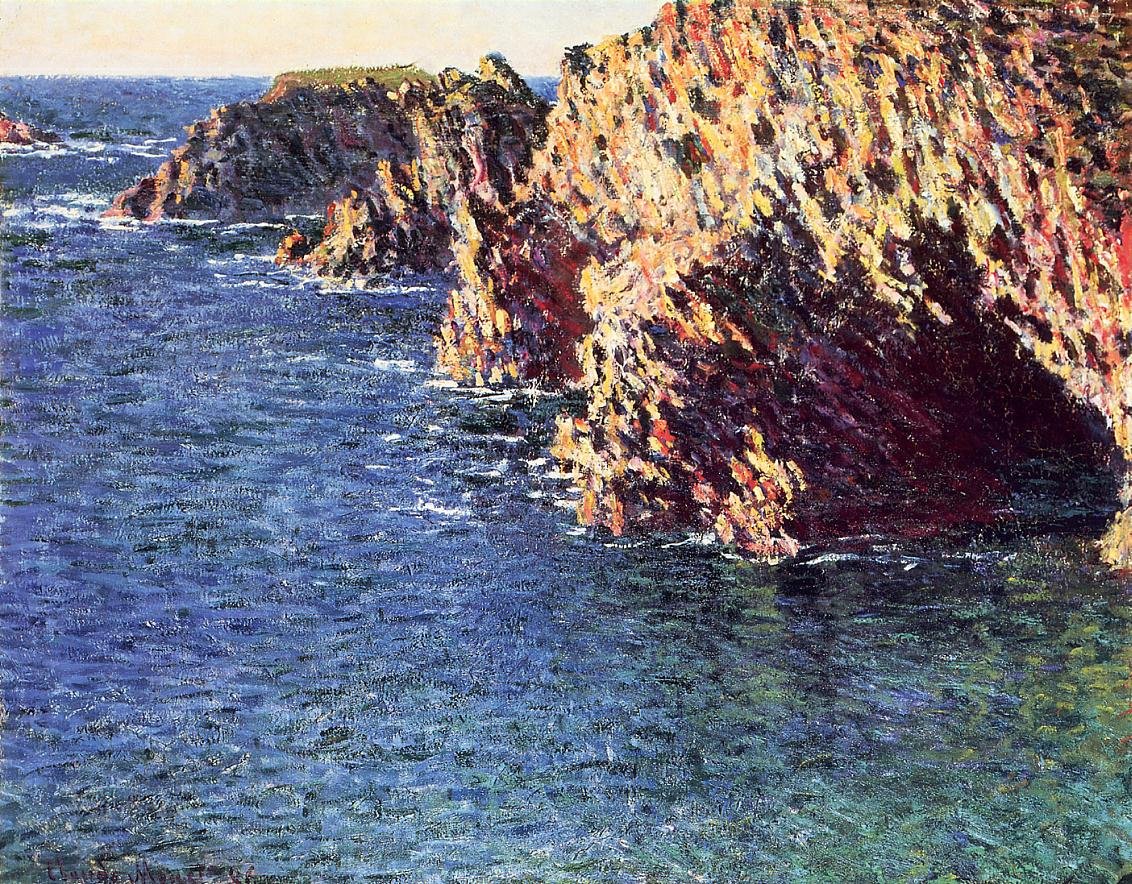 Cueva de Port-Domois de Claude Monet