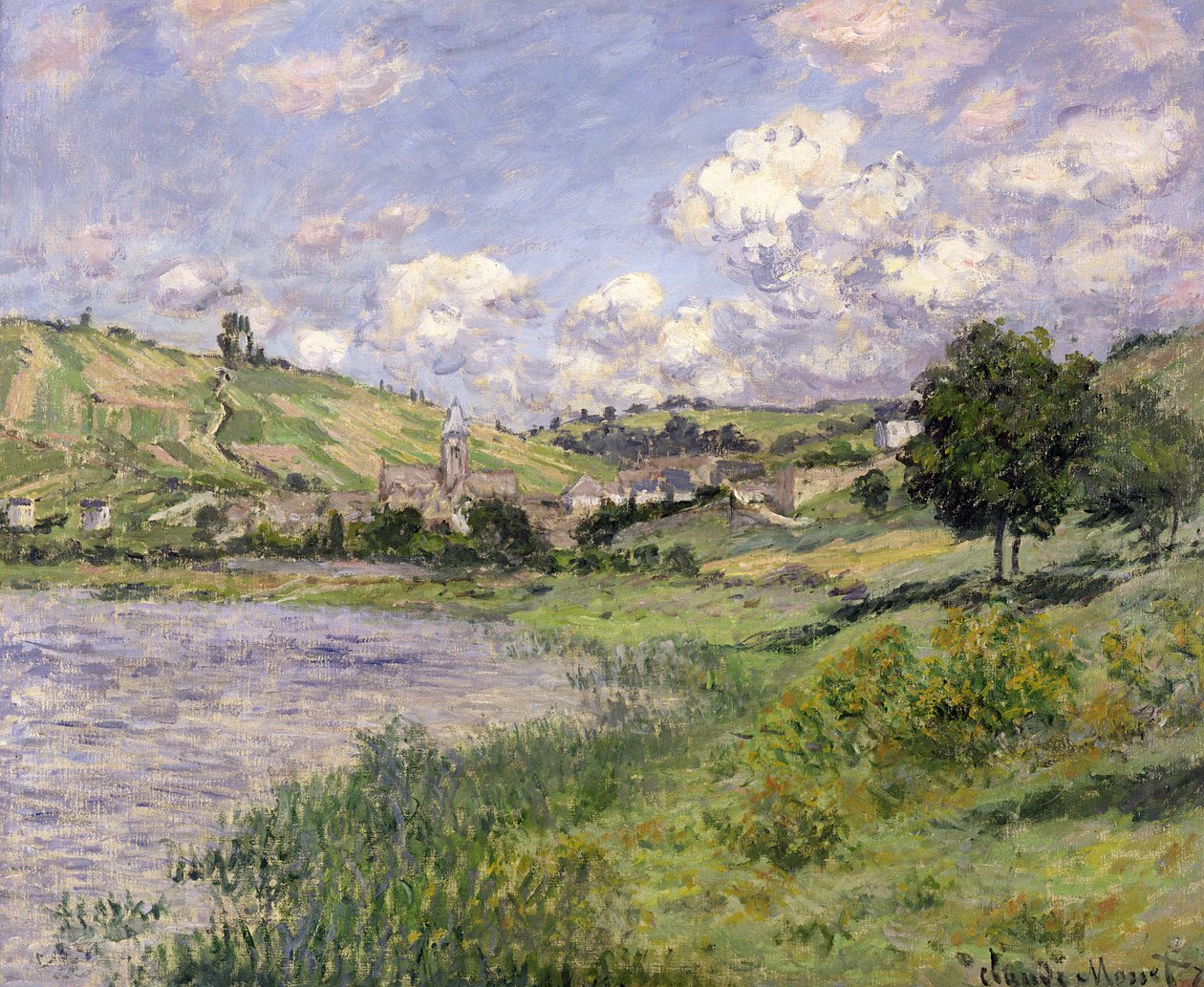 Paisaje, Vetheuil de Claude Monet