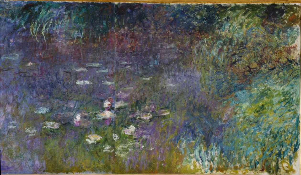 El estanque de nenúfares sin sauces, Mañana de Claude Monet