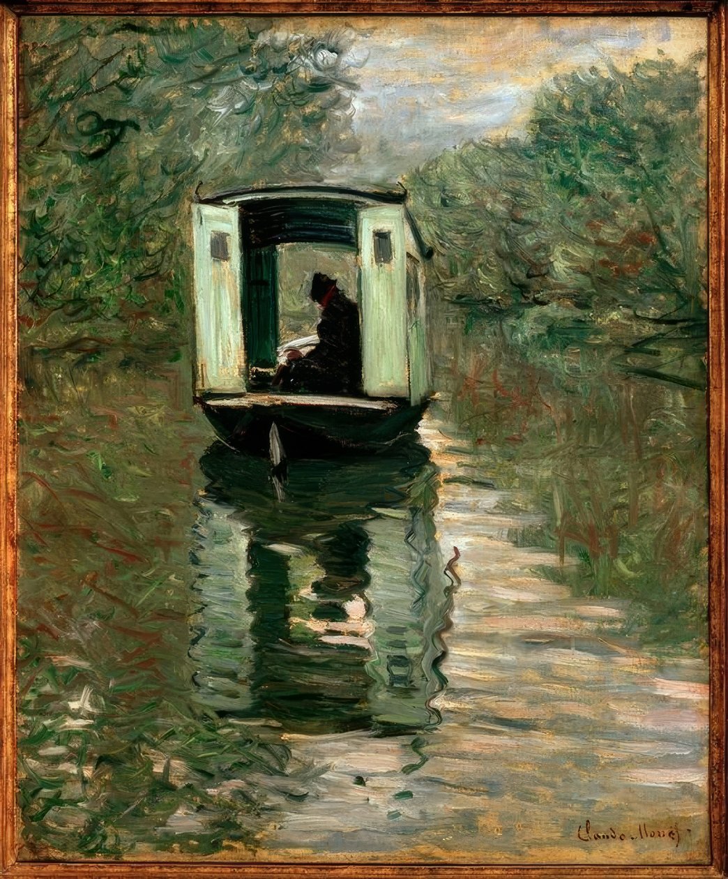 El barco taller de Claude Monet