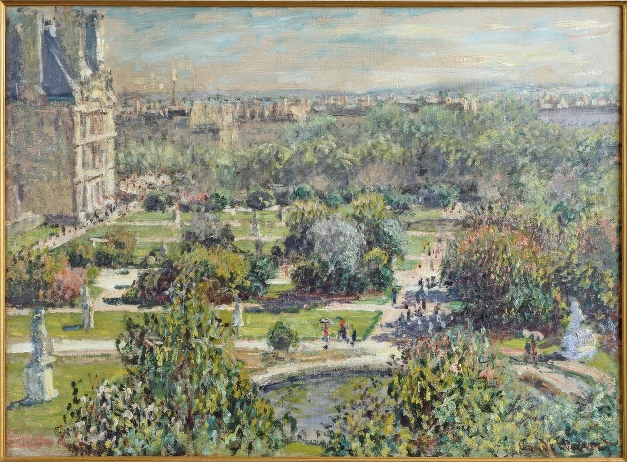 Las Tullerías de Claude Monet