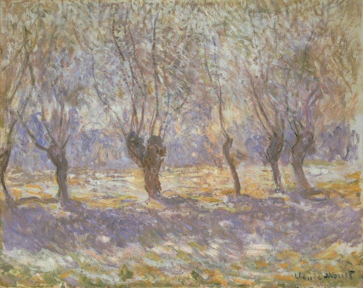 Los sauces, Giverny de Claude Monet