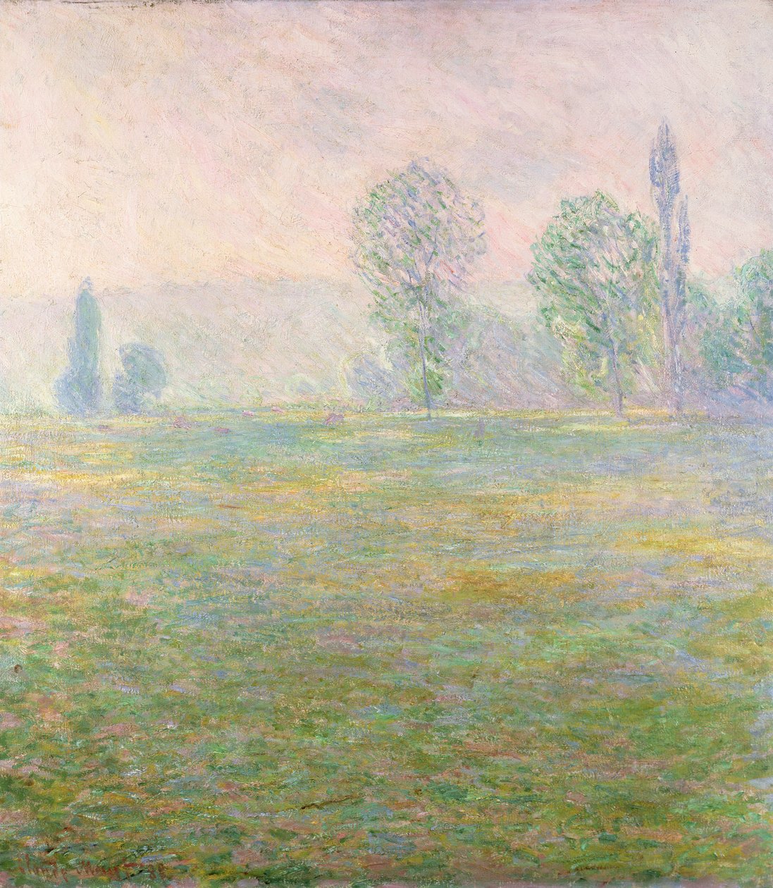 Praderas en Giverny, 1888 de Claude Monet