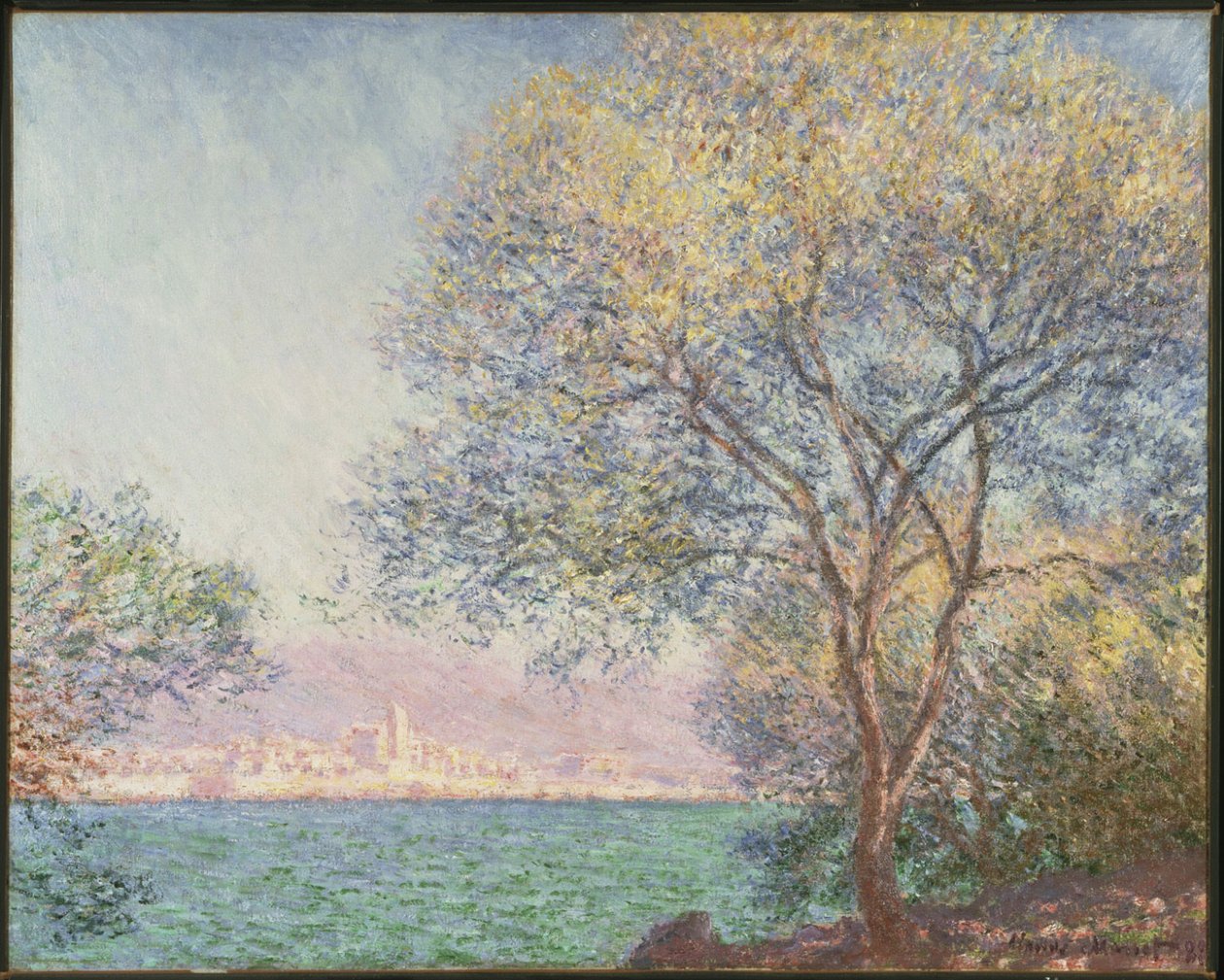 Mañana en Antibes de Claude Monet