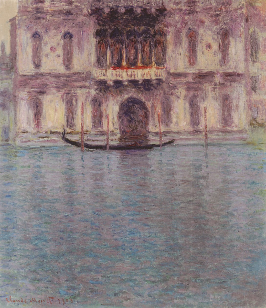 Palazzo Contarini, Venecia de Claude Monet
