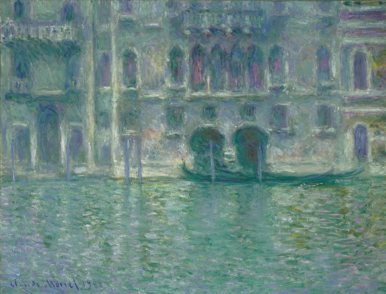 Palazzo da Mula, Venecia, 1908 de Claude Monet