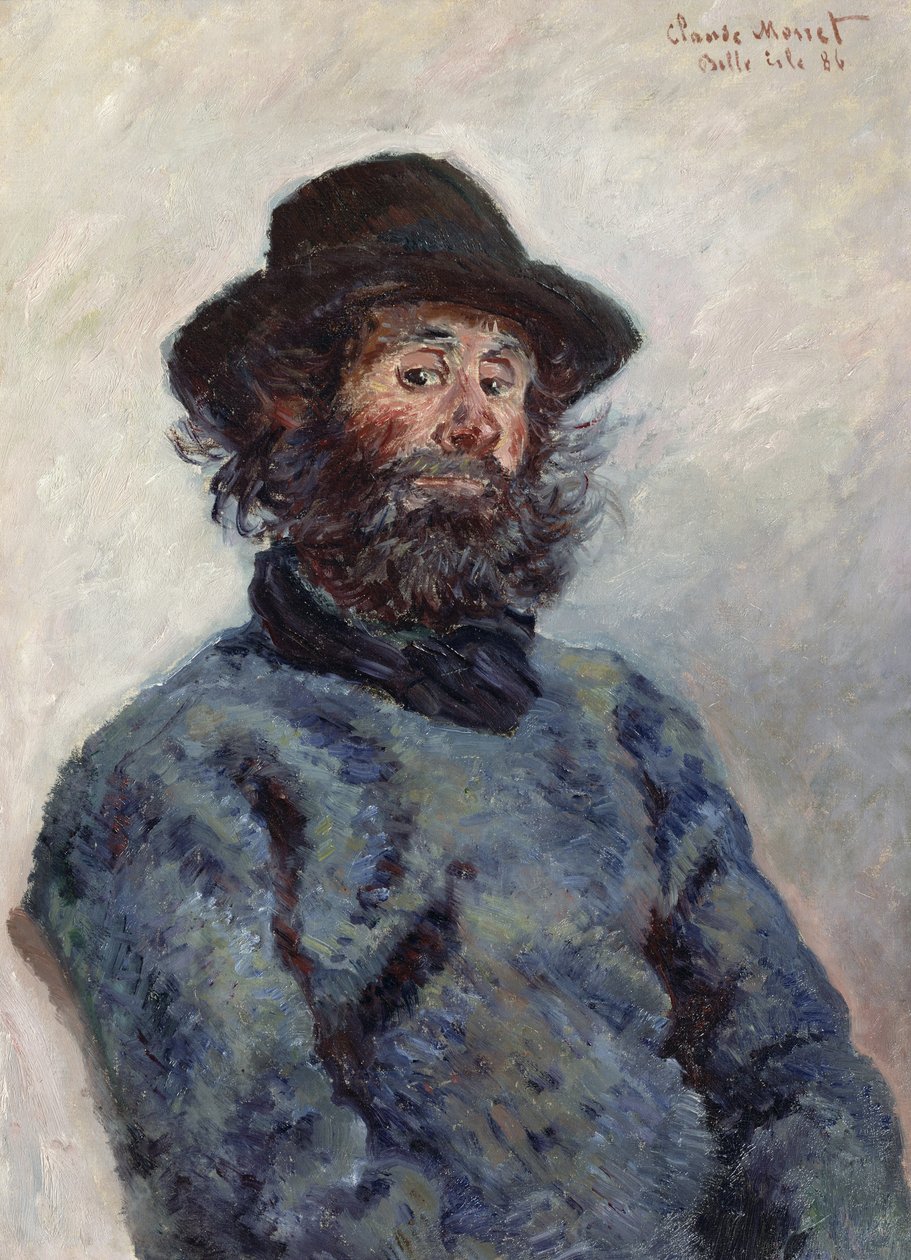 Poly, Pescador en Belle-Ile, 1886 de Claude Monet