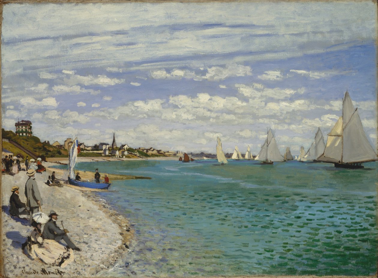 Regata en Sainte-Adresse de Claude Monet