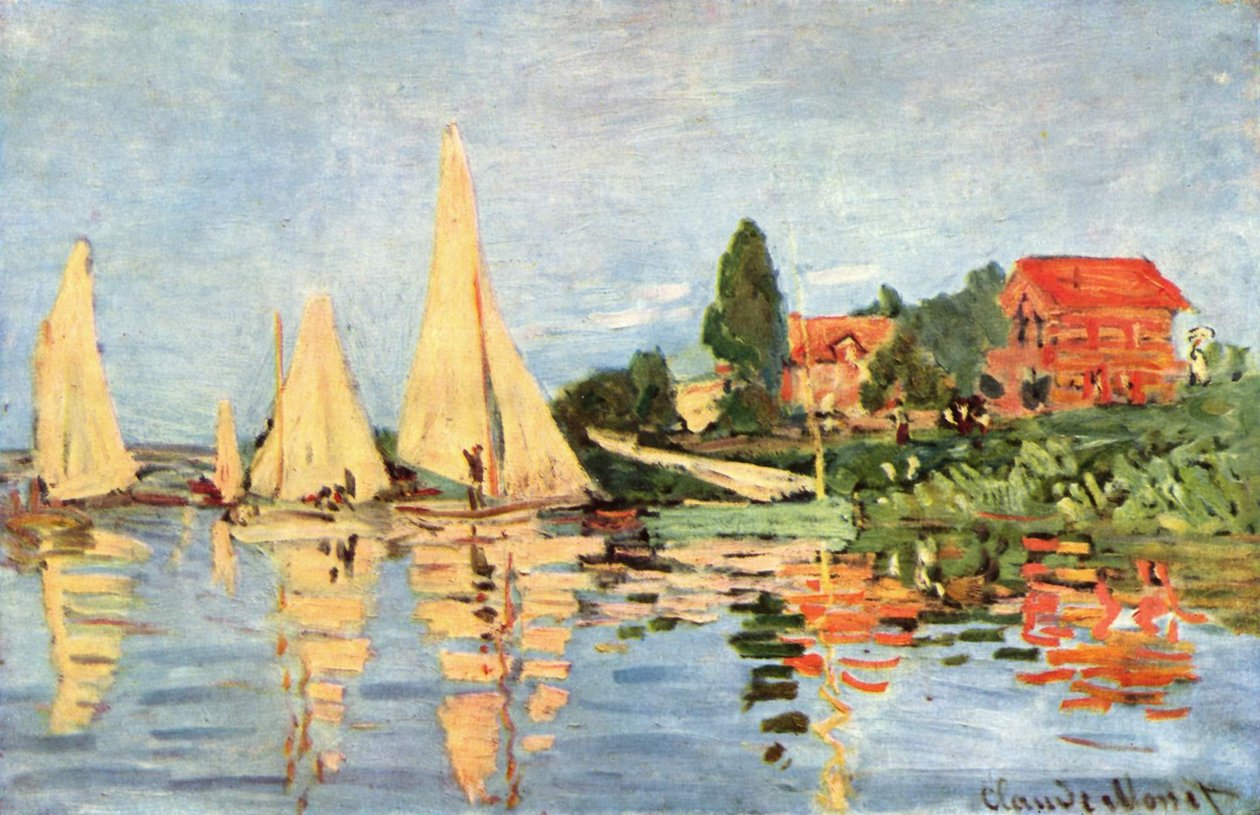 Regata en Argenteuil de Claude Monet
