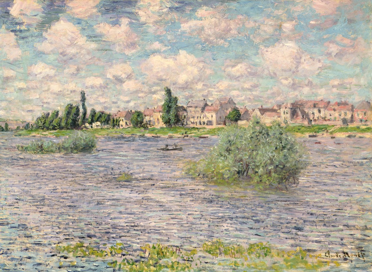 El Sena en Lavacourt de Claude Monet