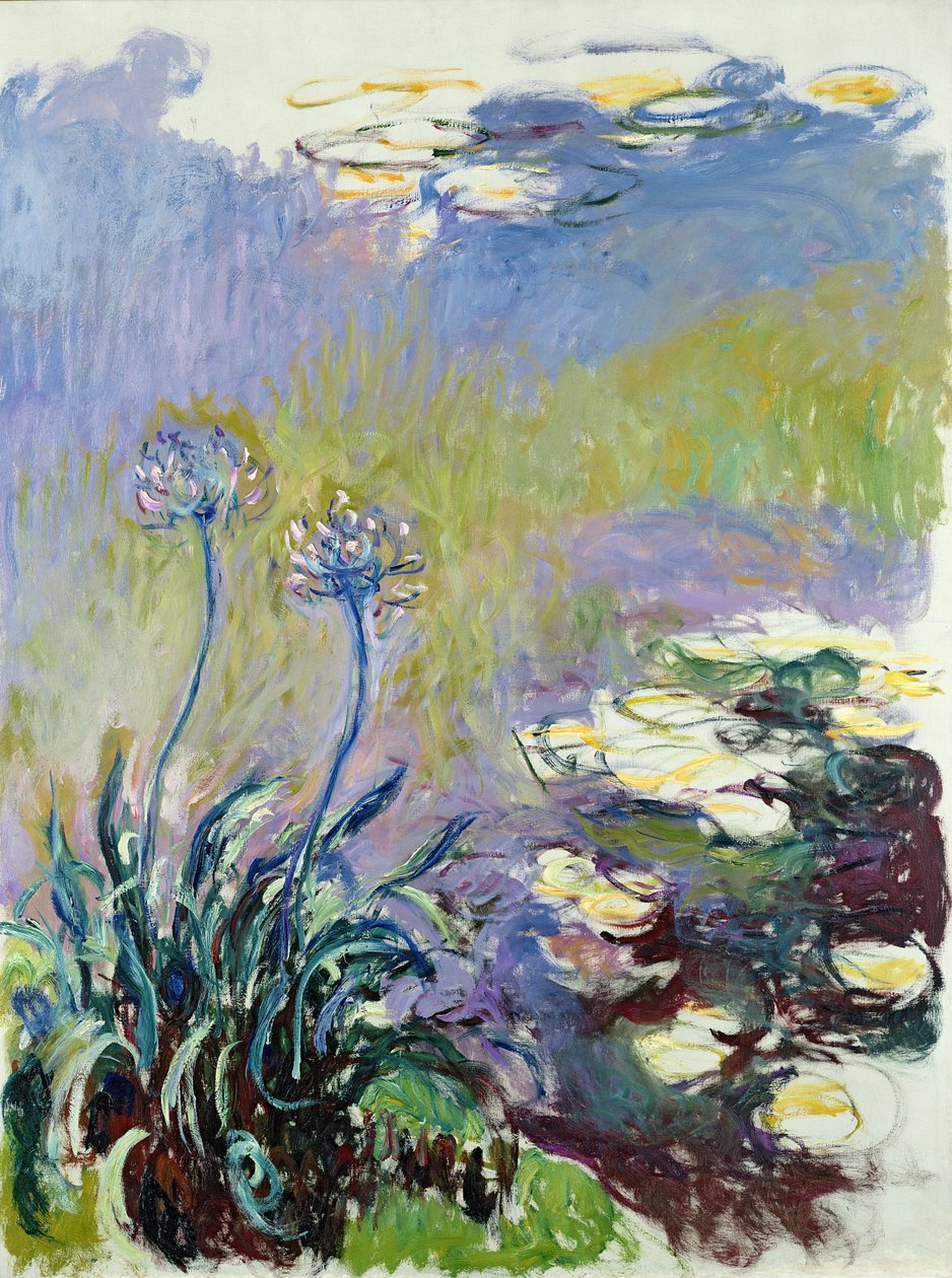 El Agapanthus, 1914-17 de Claude Monet