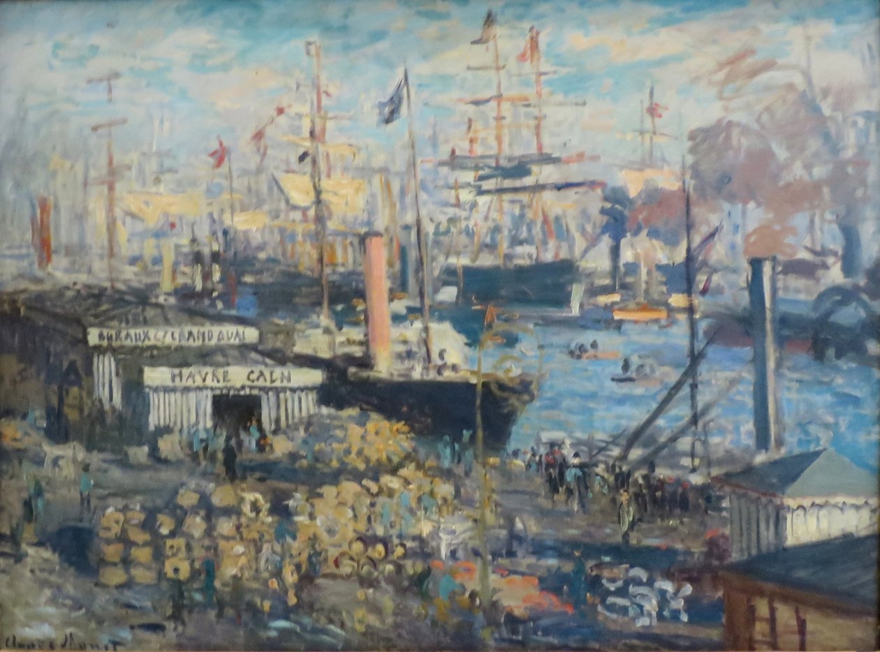 El Gran Muelle en Havre de Claude Monet