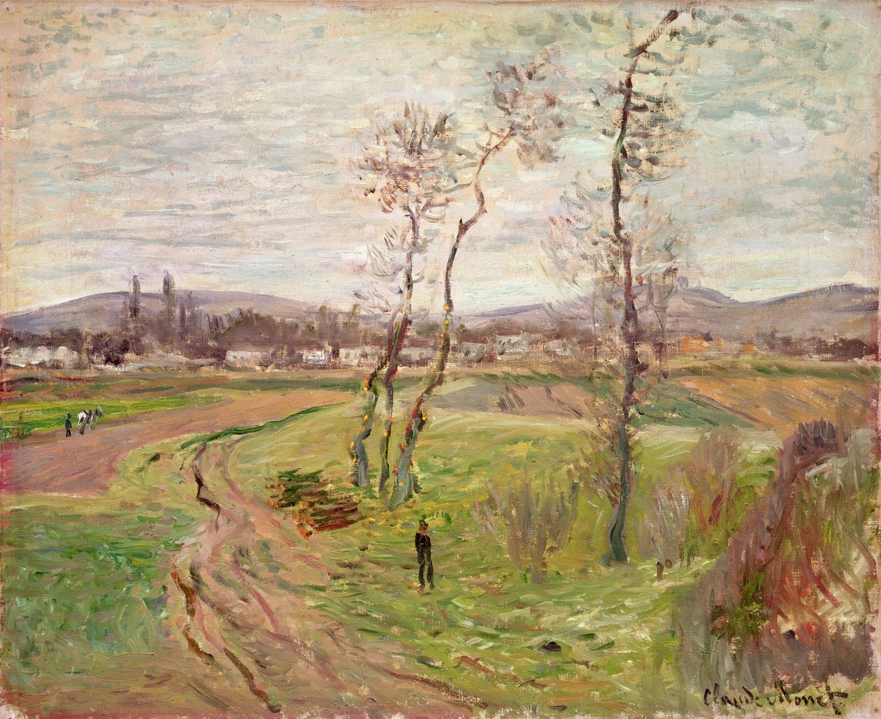 La llanura en Gennevilliers, 1877 de Claude Monet