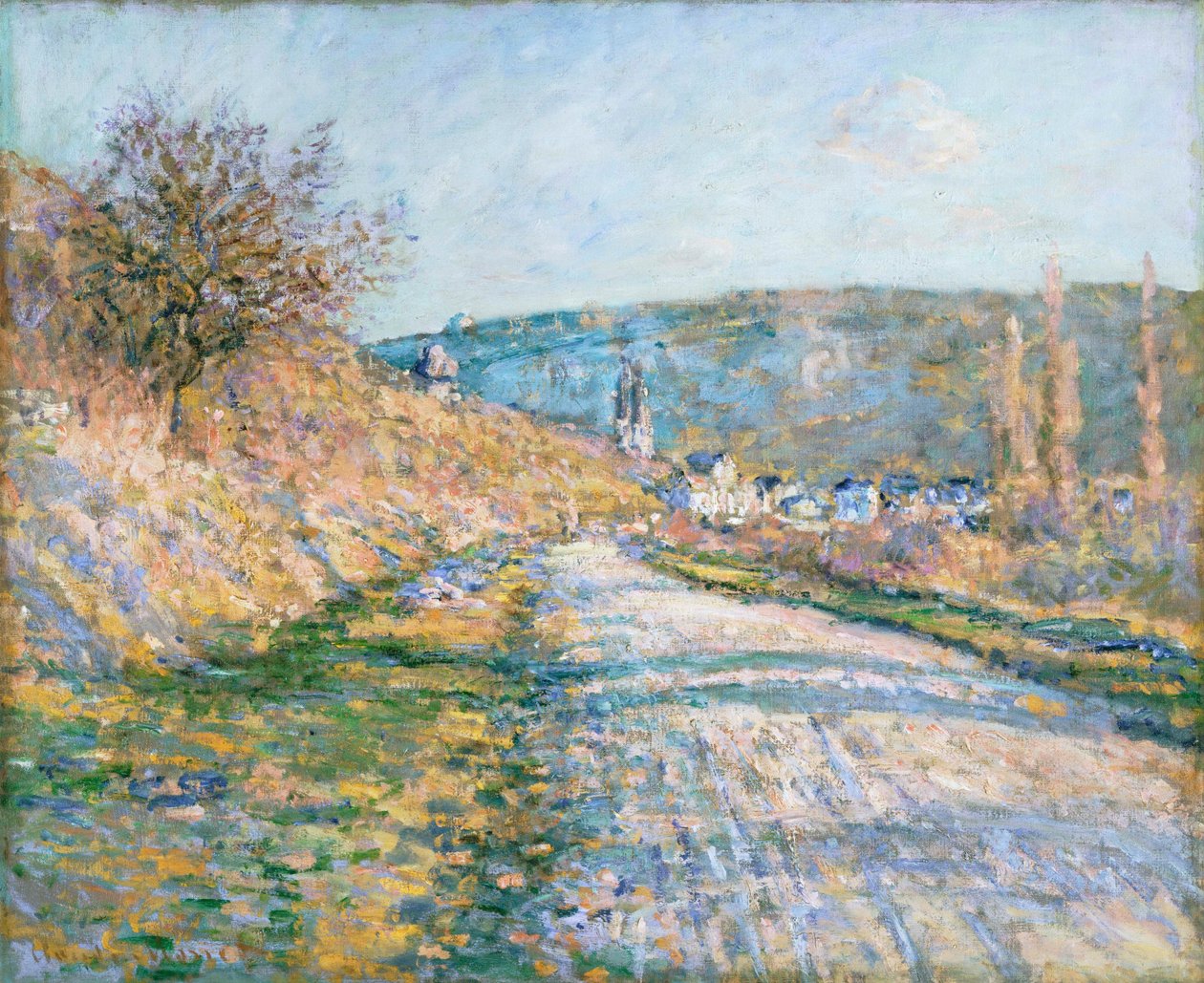 El Camino a Vétheuil de Claude Monet