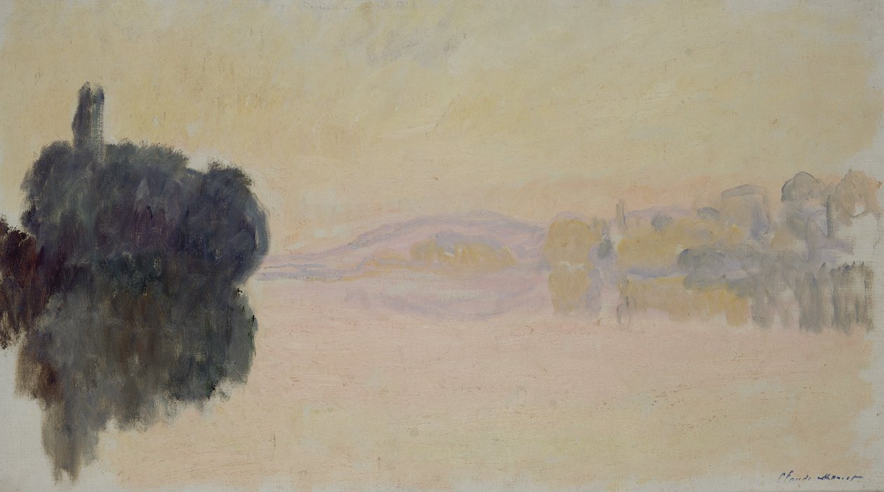 El Sena en Port-Villez de Claude Monet