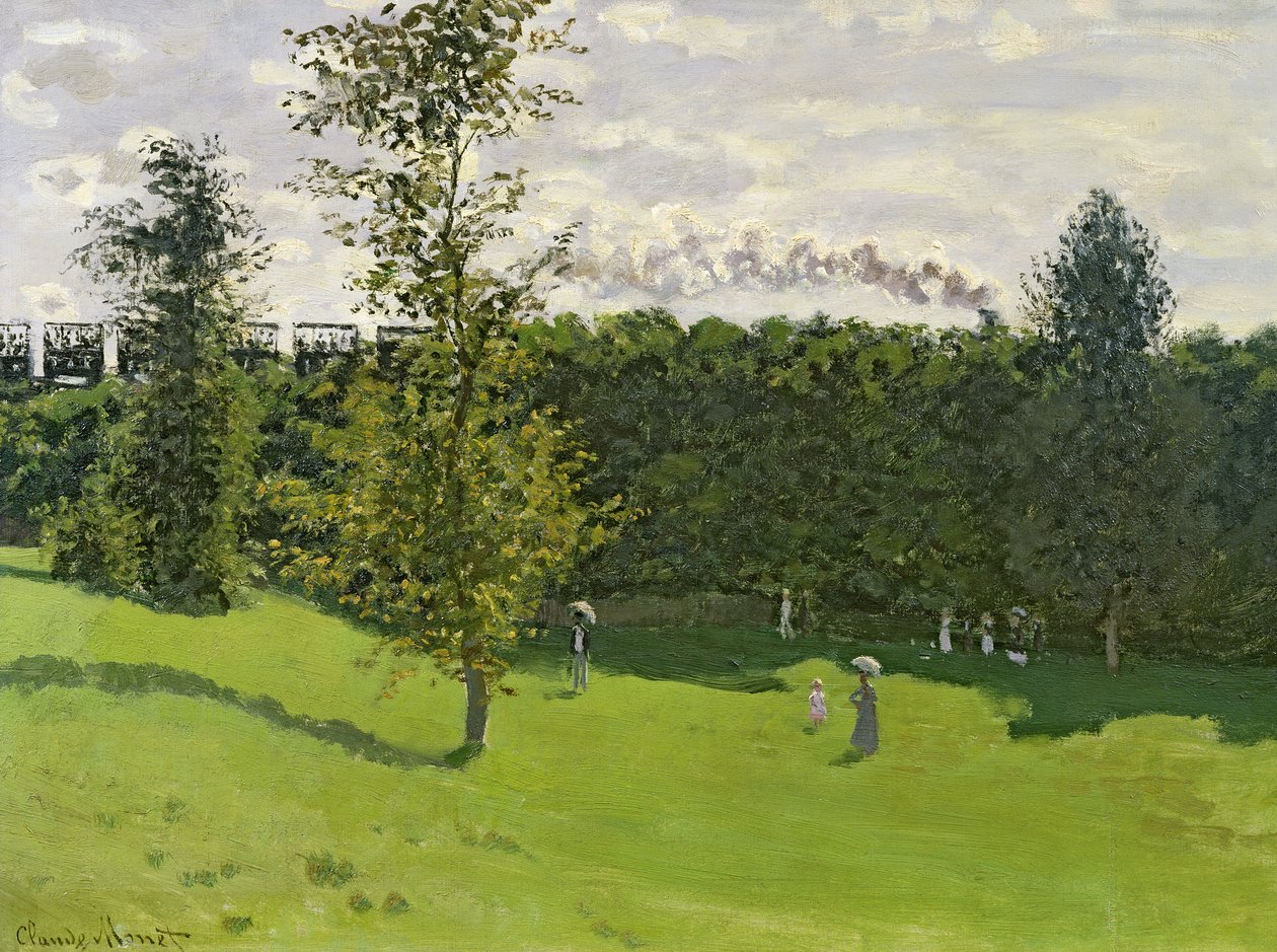 El Tren en el Campo, c.1870-71 de Claude Monet