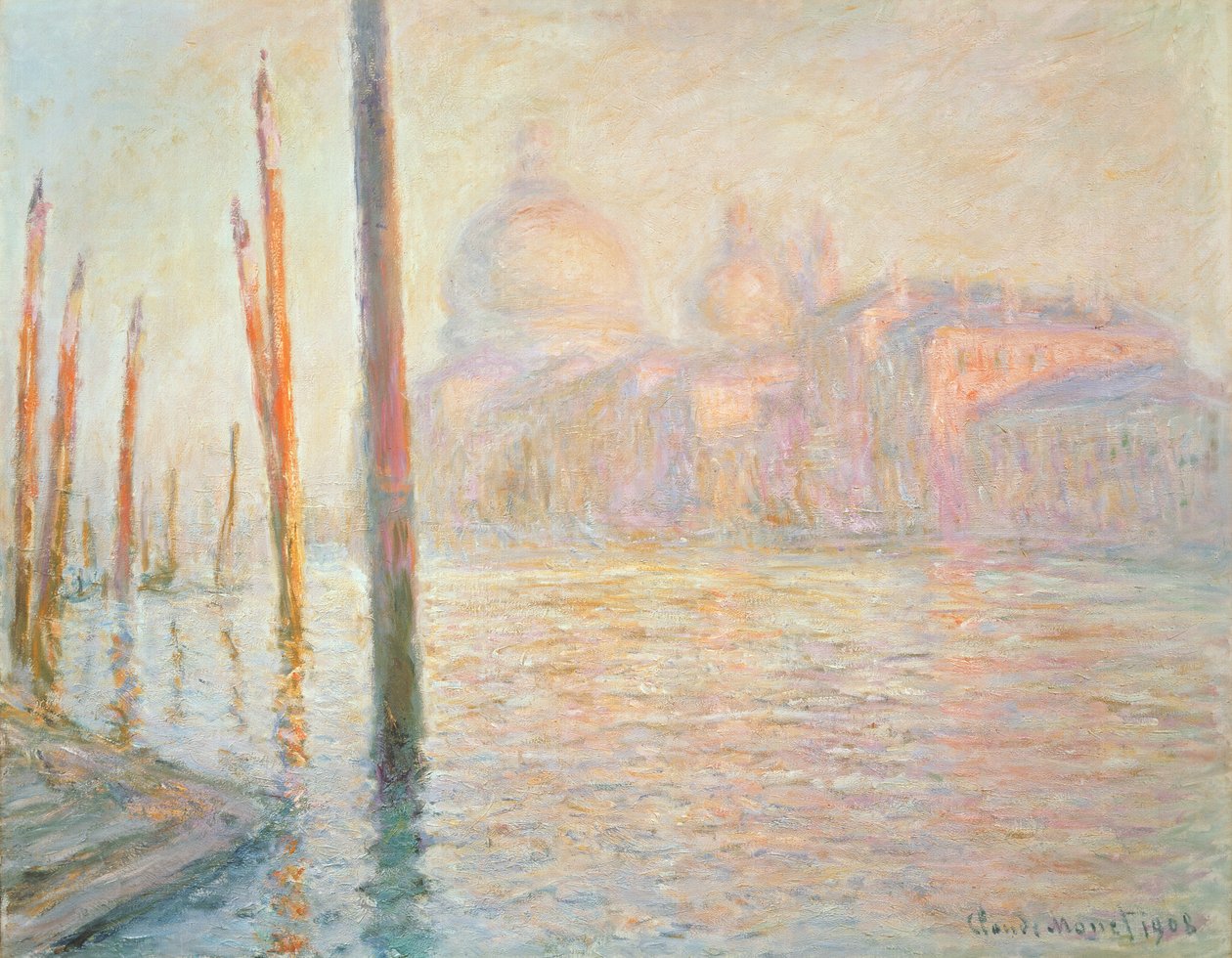 Vista de Venecia, 1908 de Claude Monet