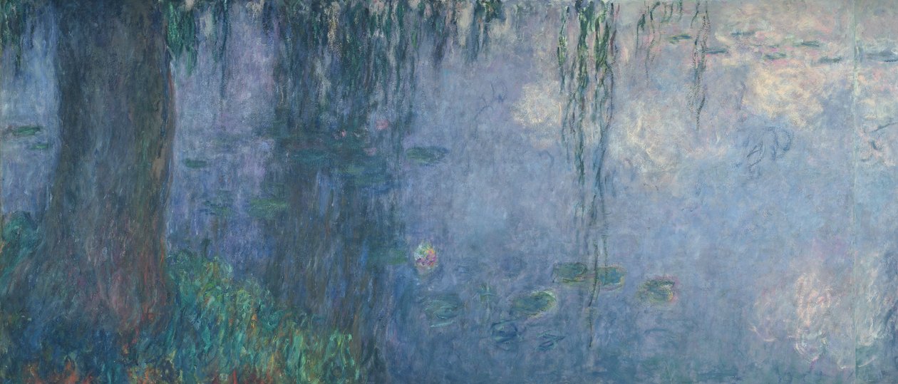 Nenúfares: Mañana con sauces llorones (detalle) de Claude Monet