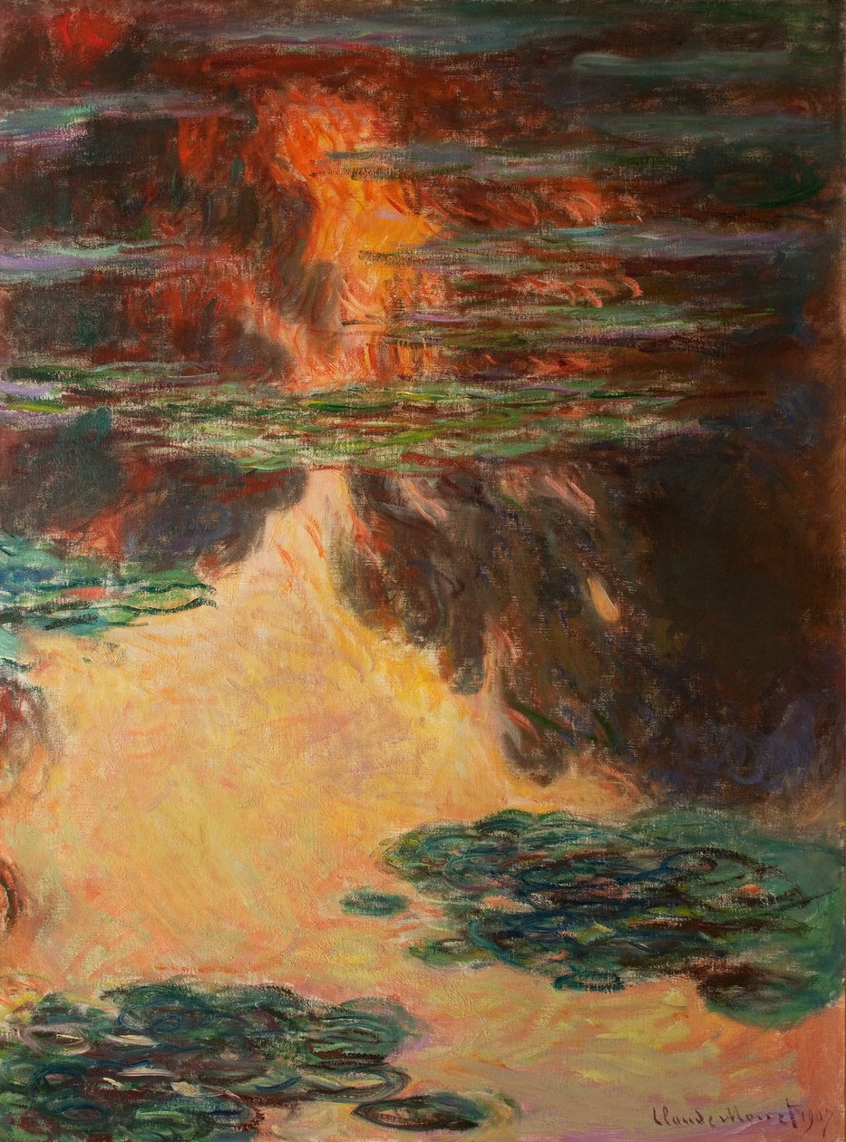 Nenúfares (detalle), 1907 de Claude Monet