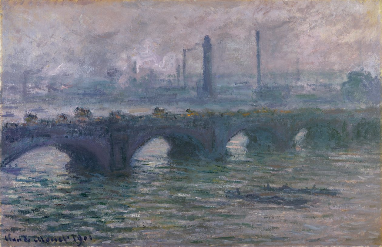 Puente de Waterloo, 1901 de Claude Monet