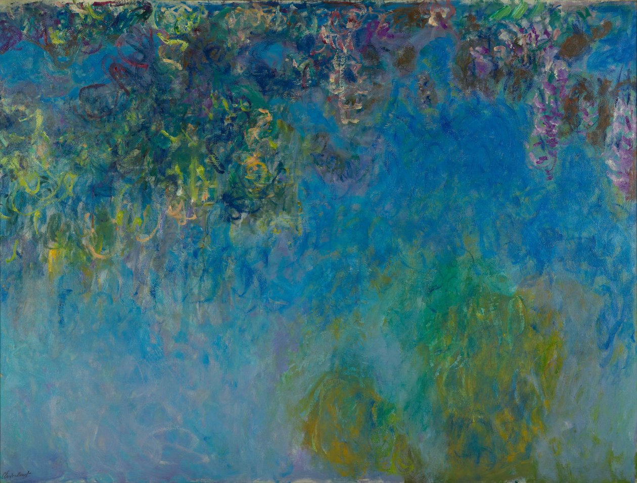 Glicinia de Claude Monet