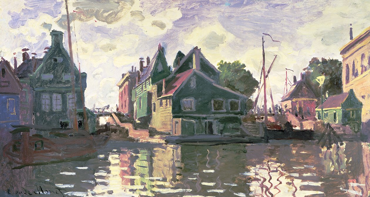 Zaandam de Claude Monet