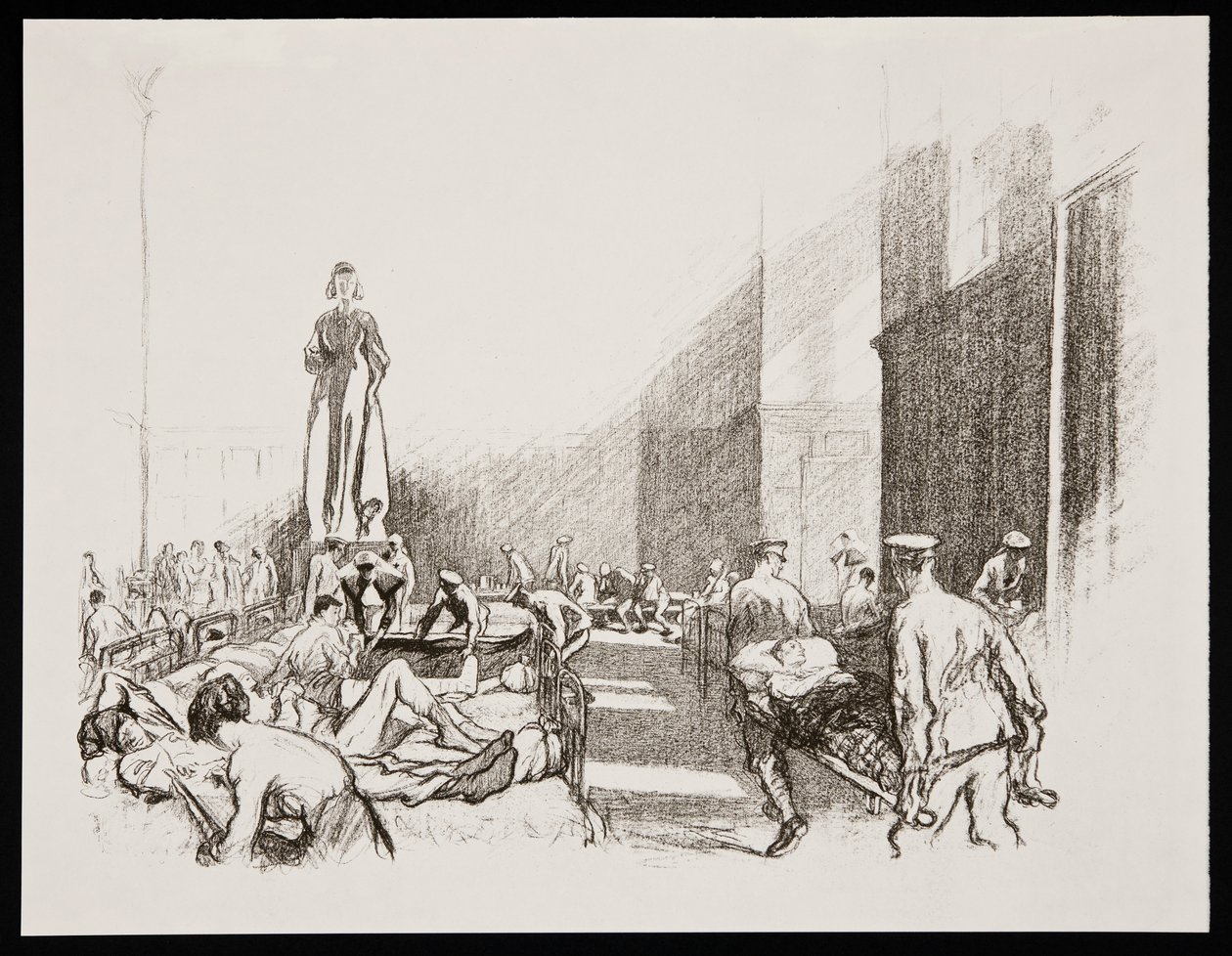 En el hospital en Inglaterra, 1917 de Claude Allin Shepperson