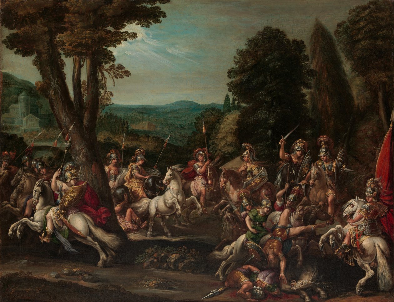 Triunfo de las Amazonas de Claude Deruet