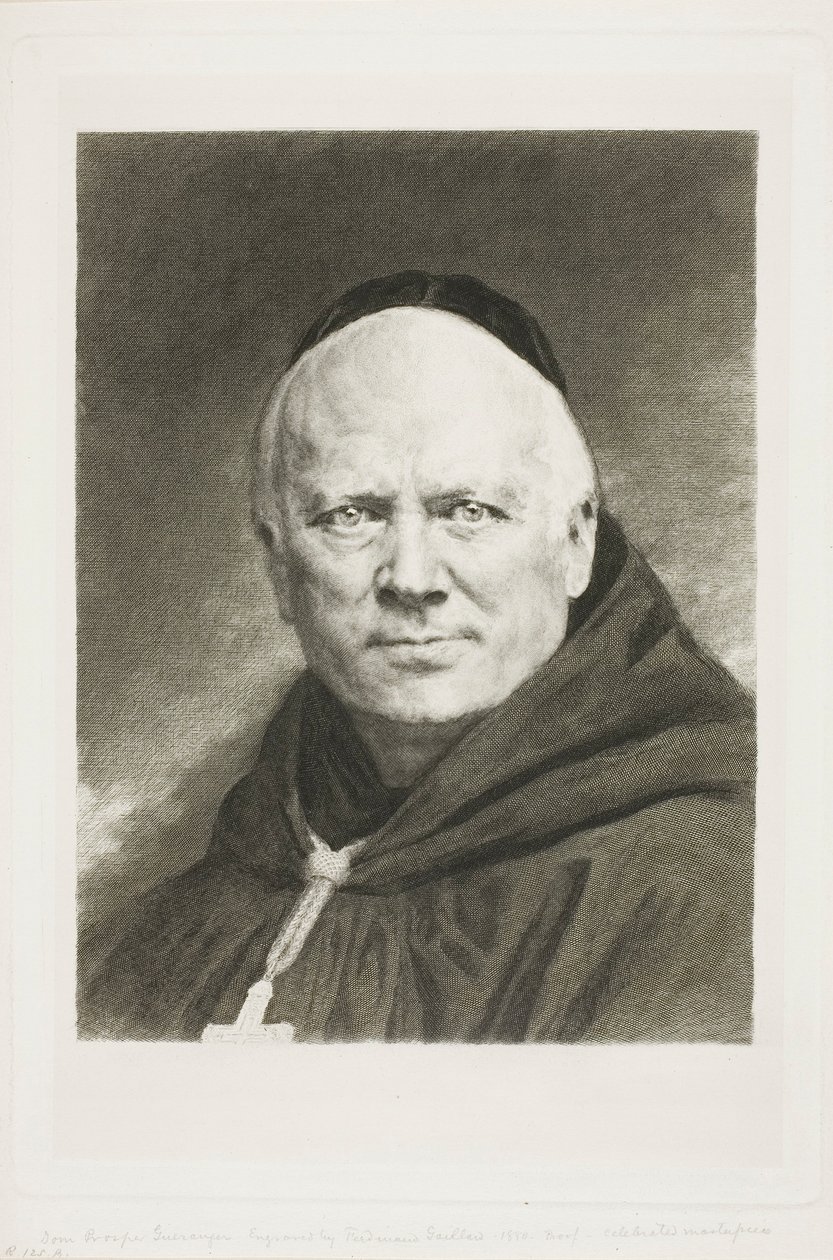 Dom Prosper Guéranger, abad de Solesmes de Claude Ferdinand Gaillard