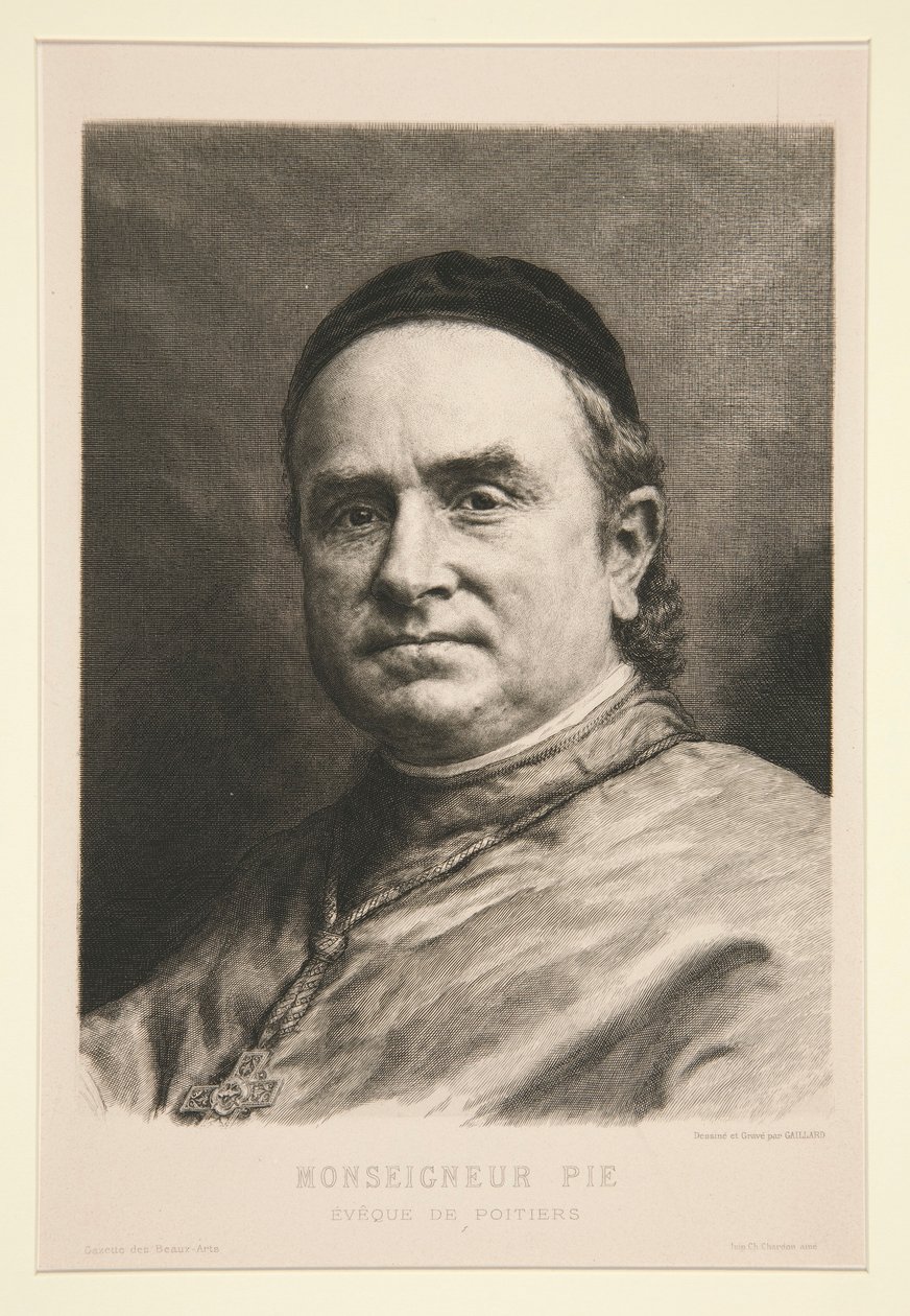 Monseñor Pie de Claude Ferdinand Gaillard