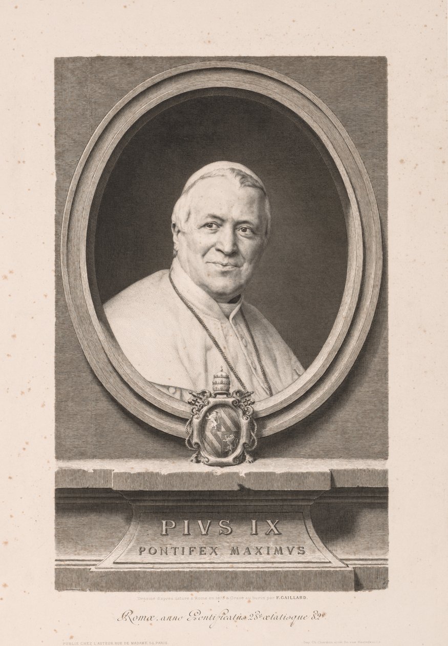 Pío IX de Claude Ferdinand Gaillard