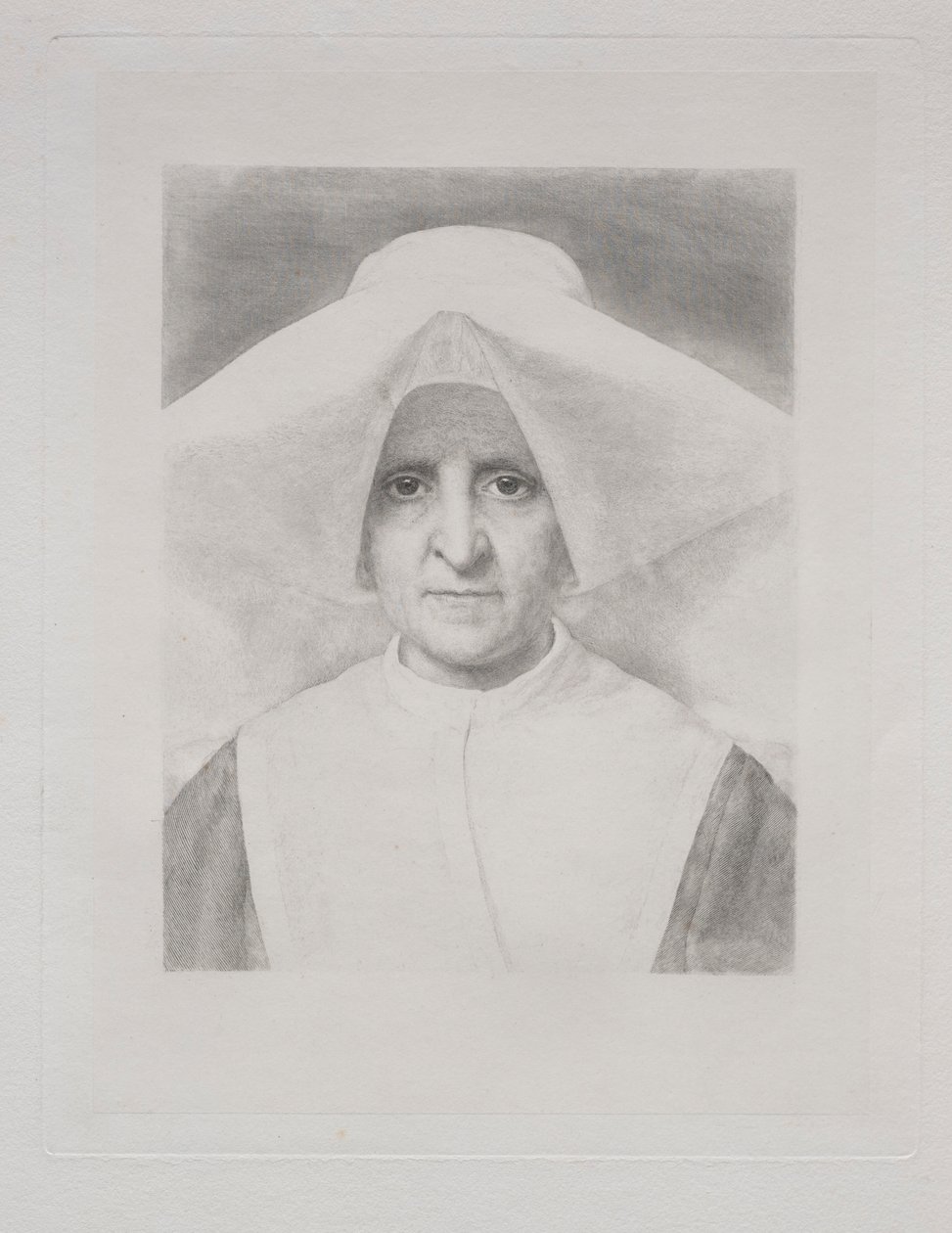Hermana Rosalie, vista frontal de Claude Ferdinand Gaillard